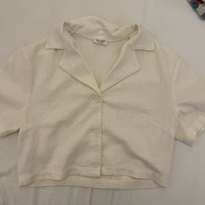 cute cropped polo shirt